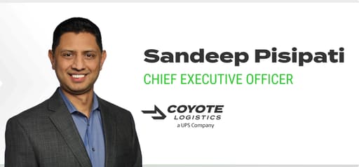 Sandeep Pisipati CEO of COYOTE Logistics